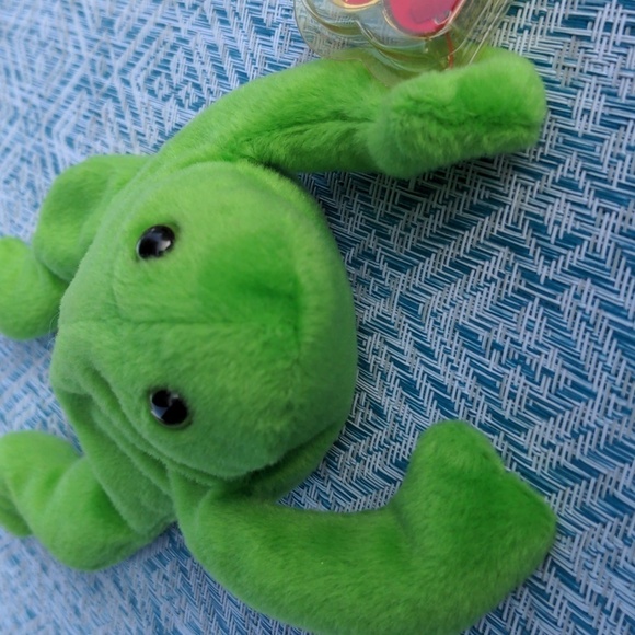 TY LEGS the FROG Beanie Baby 1993 Vintage Toy Collectible ✨ BD 4-25-93 - Picture 5 of 9